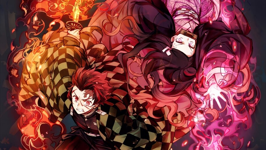 Tanjiro And Nezuko Kimetsu No Yaiba 4k 5750 Wallpaper