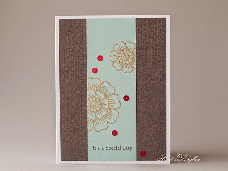 Greeting Card with Hennah Flowers from Altenew by Sweet Kobylkin