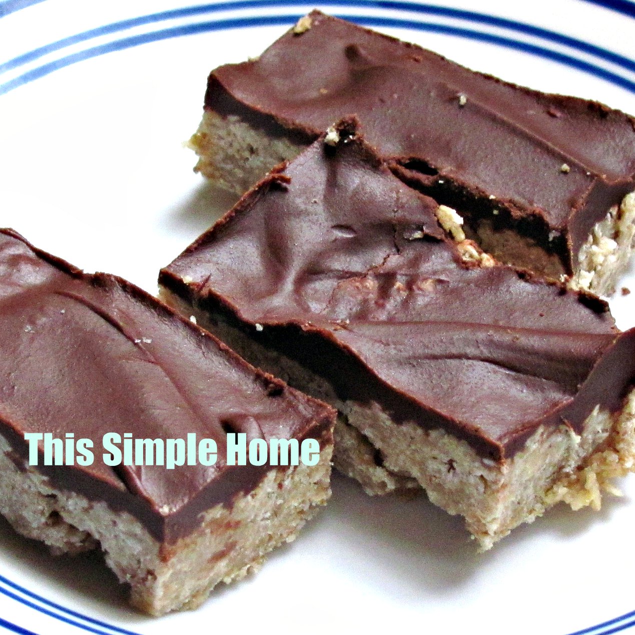 Chocolate Peanut Butter Oatmeal Bar Recipe This Simple Home