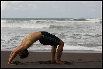 Yoga on the beach 3