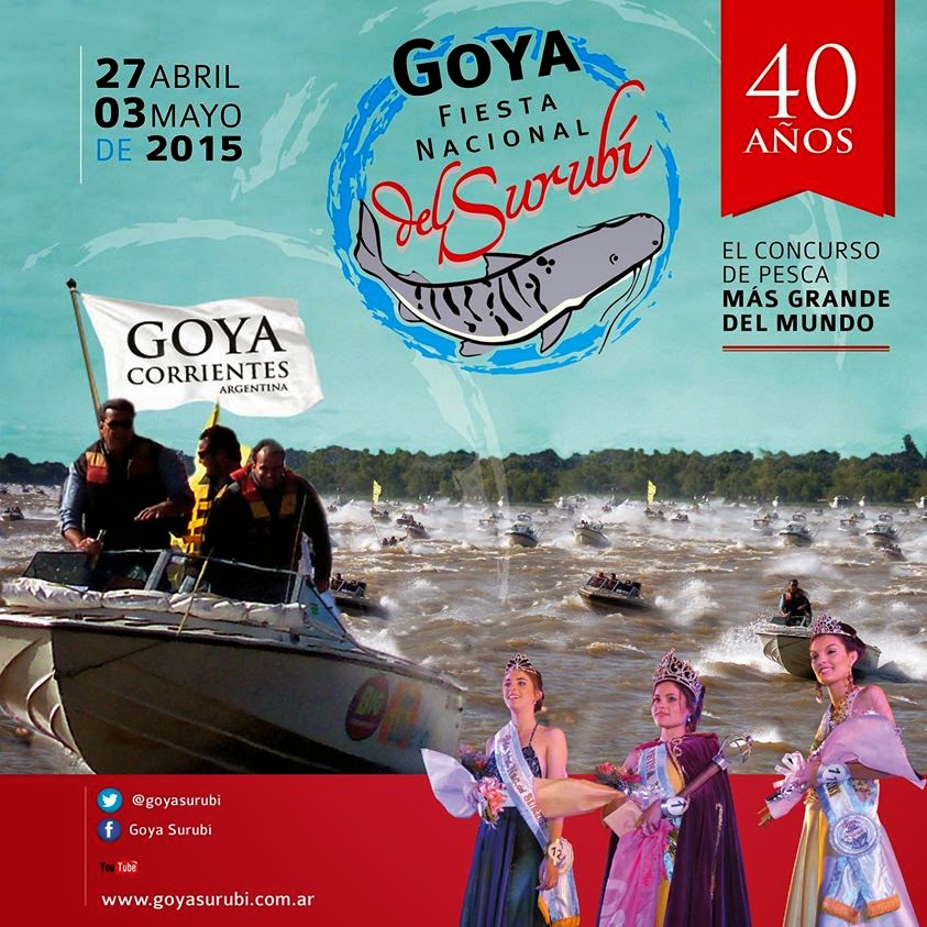 Area de Pesca La 40a. Fiesta Nacional del Surubí ya cuenta con más de