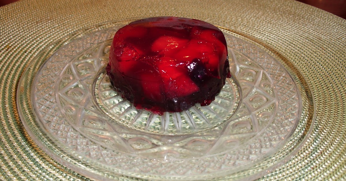 Katie Cuisine NectarineBlueberry Gelatin Cups