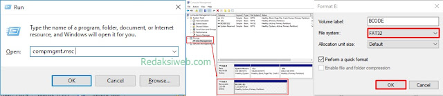 Memperbaiki Flashdisk Rusak atau Error dengan Software Bawaan Windows