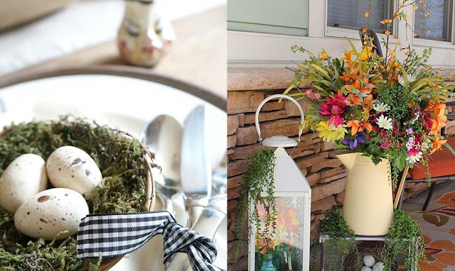 26+ Chic and Traditional Easter Decorating Ideas To DIY in 2019 hand like Peeps and jellybeans in an egg basket 26+ Chic and Traditional Easter Decorating Ideas To DIY in 2019