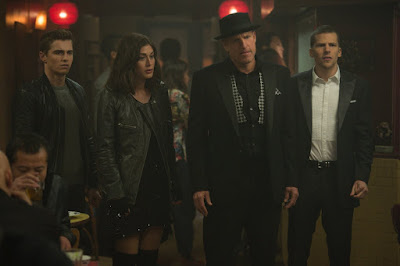 Woody Harrelson, Lizzy Caplan, Jesse Eisenberg and Dave Franco star in the sequel Now You See Me 2