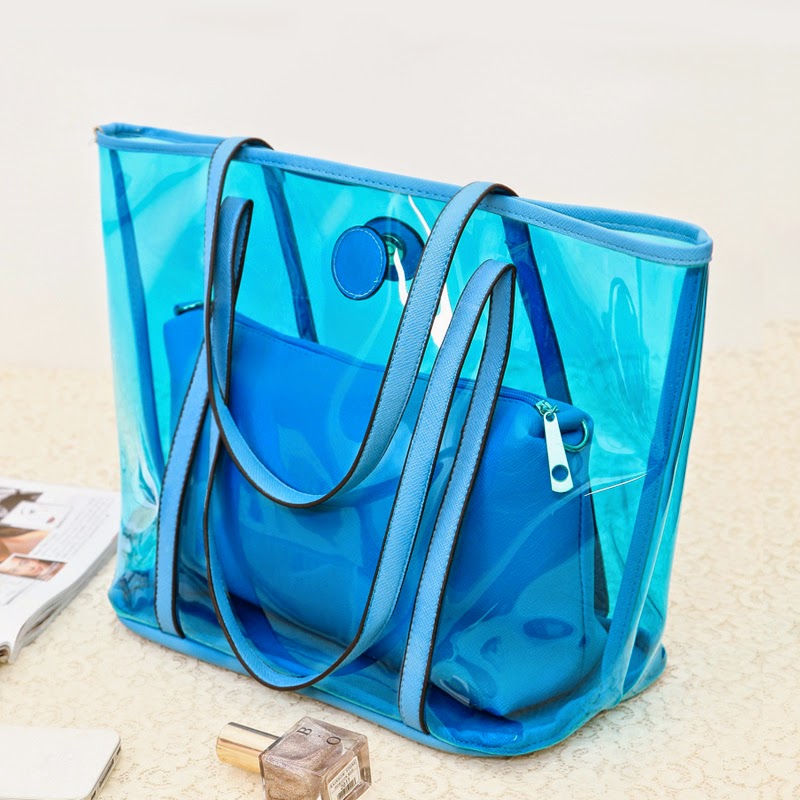 Female-bags-2013-women-s-handbag-transparent-waterproof-bag-beach ...