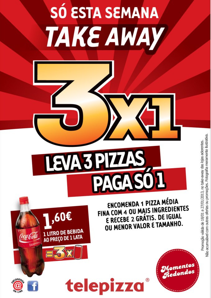 Dona de Casa Atualizada Telepizza Não há 1 sem 3...