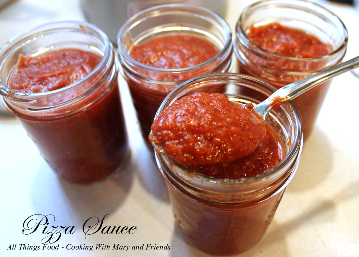 Recipe for canned pizza sauce