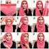 Contoh Cara Memakai Hijab Segi Empat
