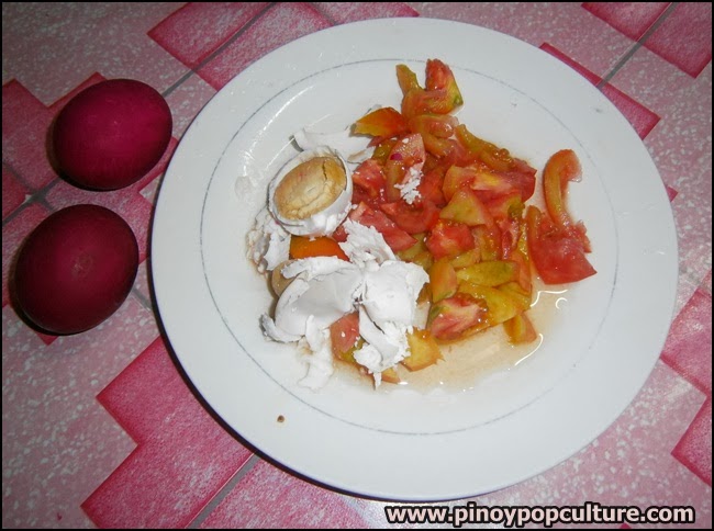  food, salted duck eggs, salted eggs, itlog na maalat, kamatis, tomatoes