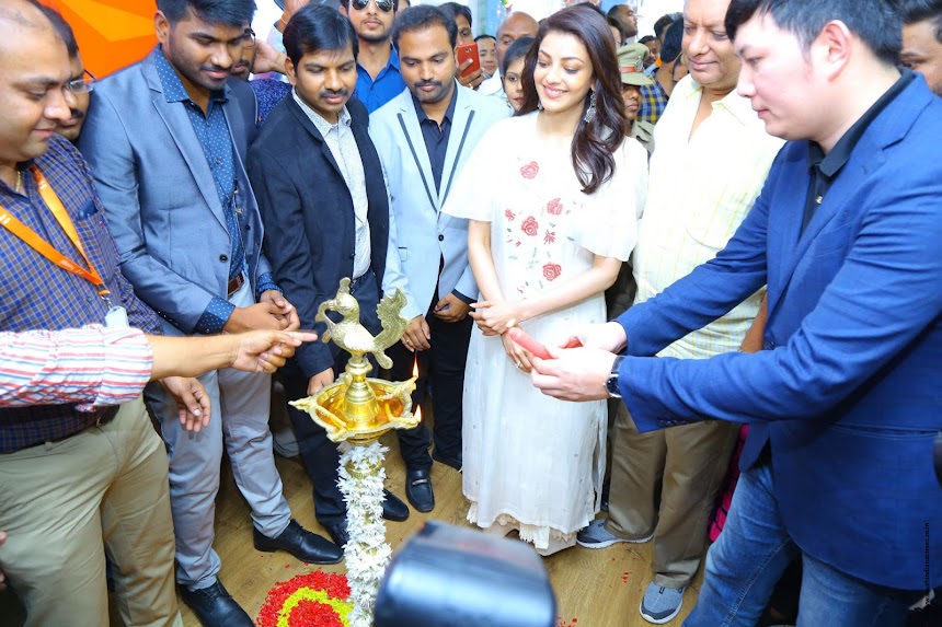 Kajal Aggarwal at Happi Mobiles Launch