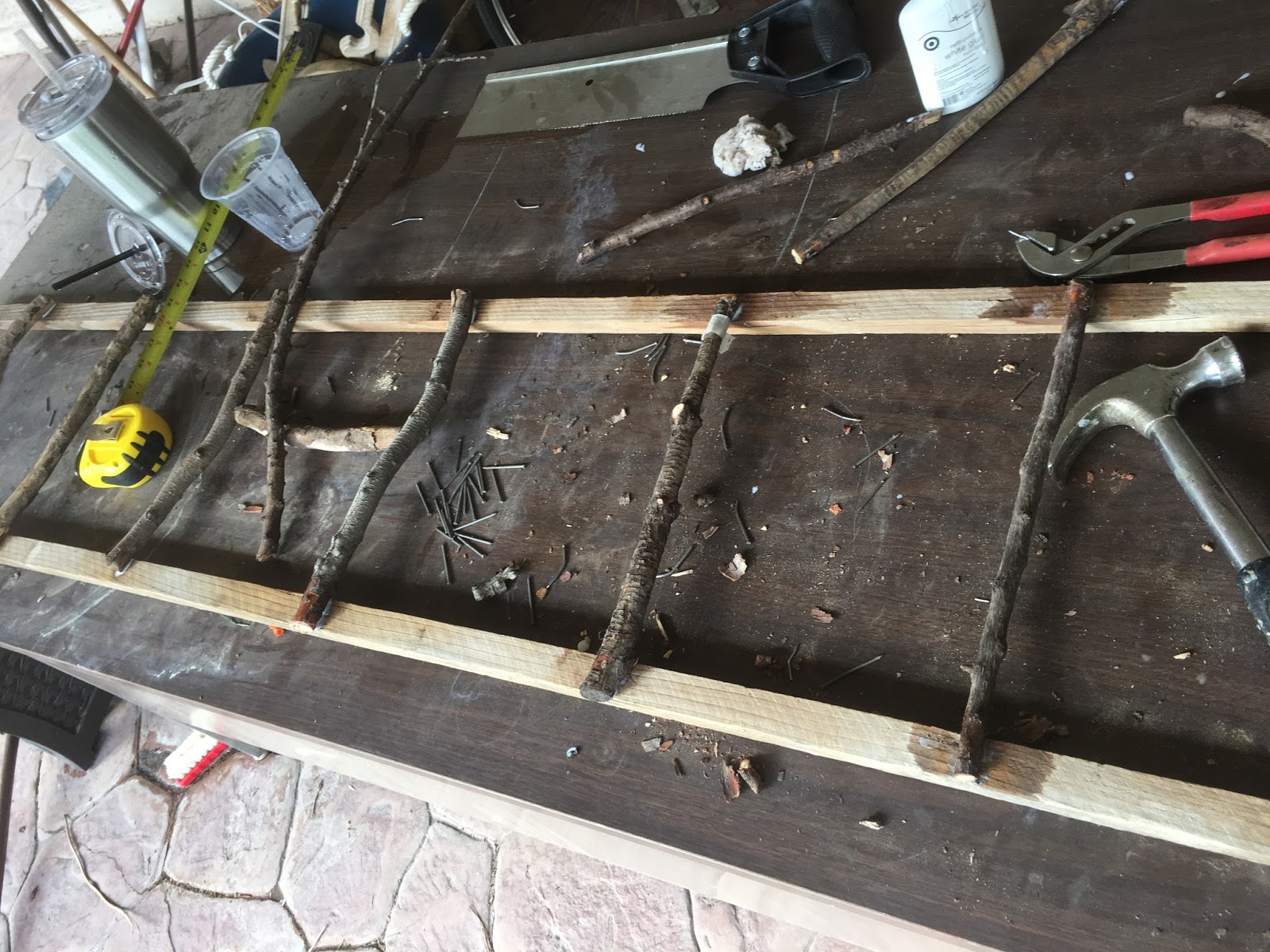 HollysHome Family Life How to build a rustic wood ladder