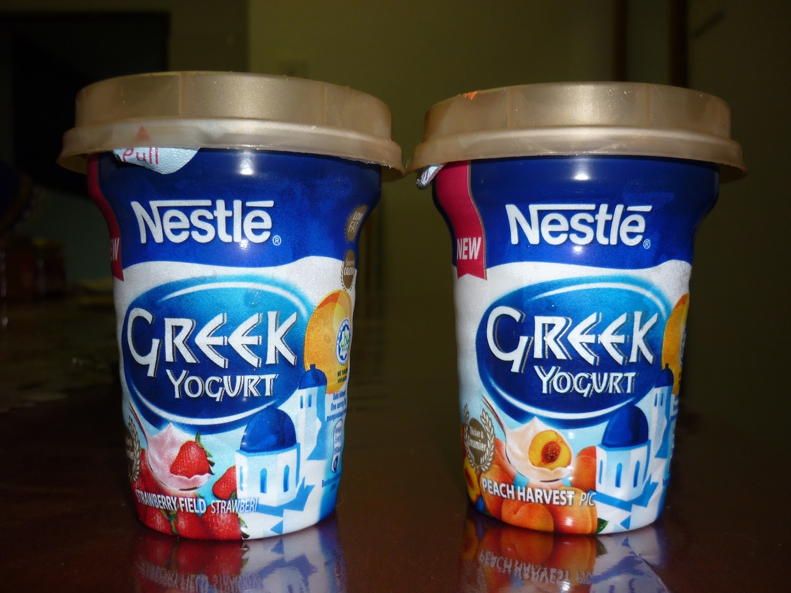 Painted Lips Nestle Greek Yoghurt