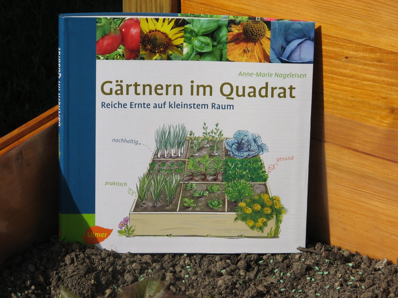 testfreak Buchtipp Gärtnern im Quadrat Reiche Ernte auf kleinstem Raum