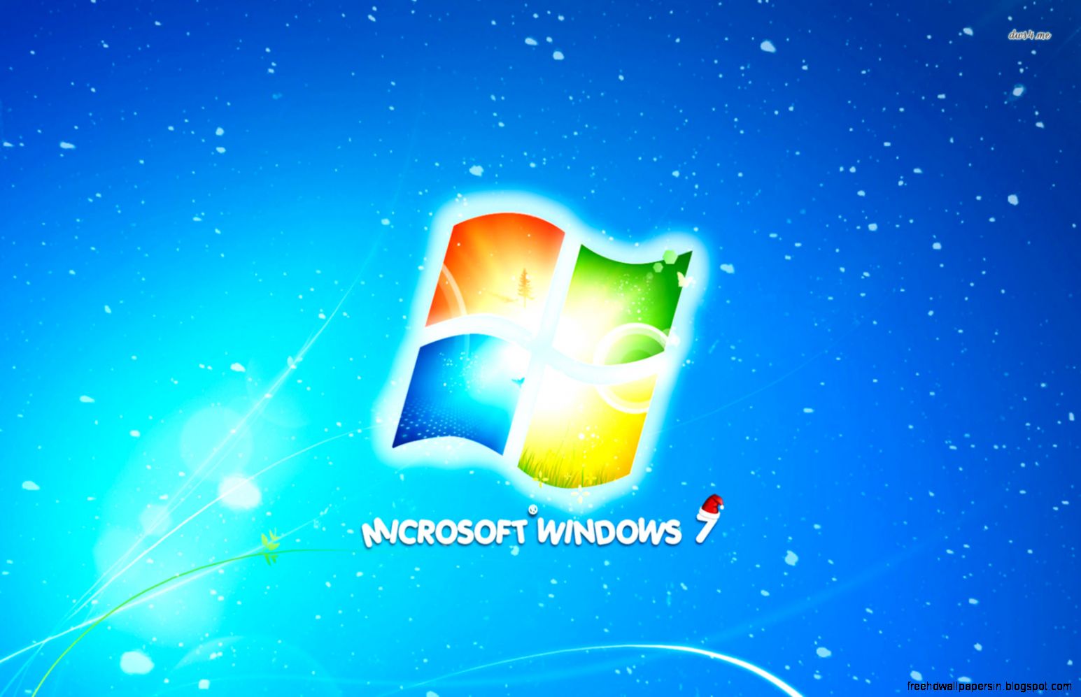 Microsoft Windows 7 Merry Christmas wallpaper   Computer