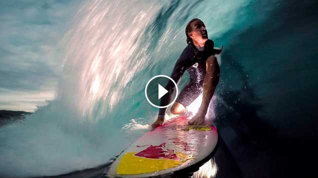 GoPro Surf Jamie O brien Lights up the Night at Pipeline