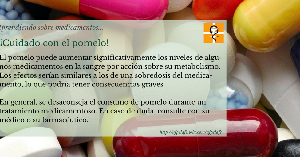 UFPE Hospital La Fe Aprendiendo sobre medicamentos... ¡Cuidado con el