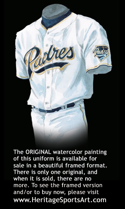 Heritage Uniforms and Jerseys and Stadiums - NFL, MLB, NHL, NBA, NCAA, US  Colleges: San Diego Padres Uniform and Team History