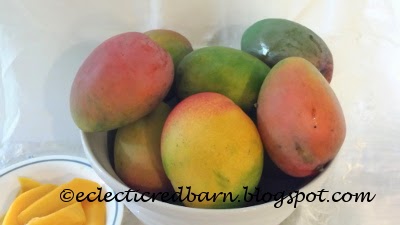 Eclectic Red Barn: Harvested Mangoes