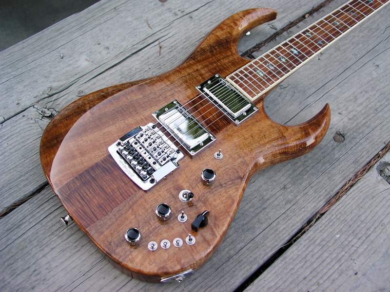 Blast Custom Shop: Neal Moser Scimitar Philip Rous Custom Electric Guitar