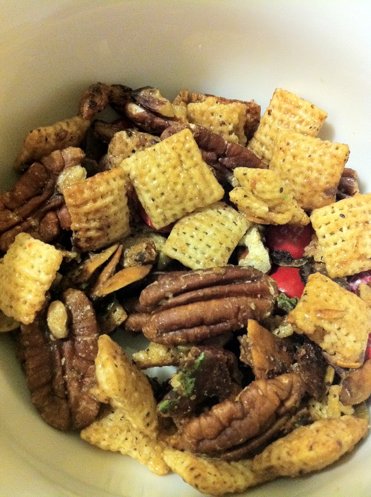 That's What We Did Kentucky Bourbon Bacon Chex Mix