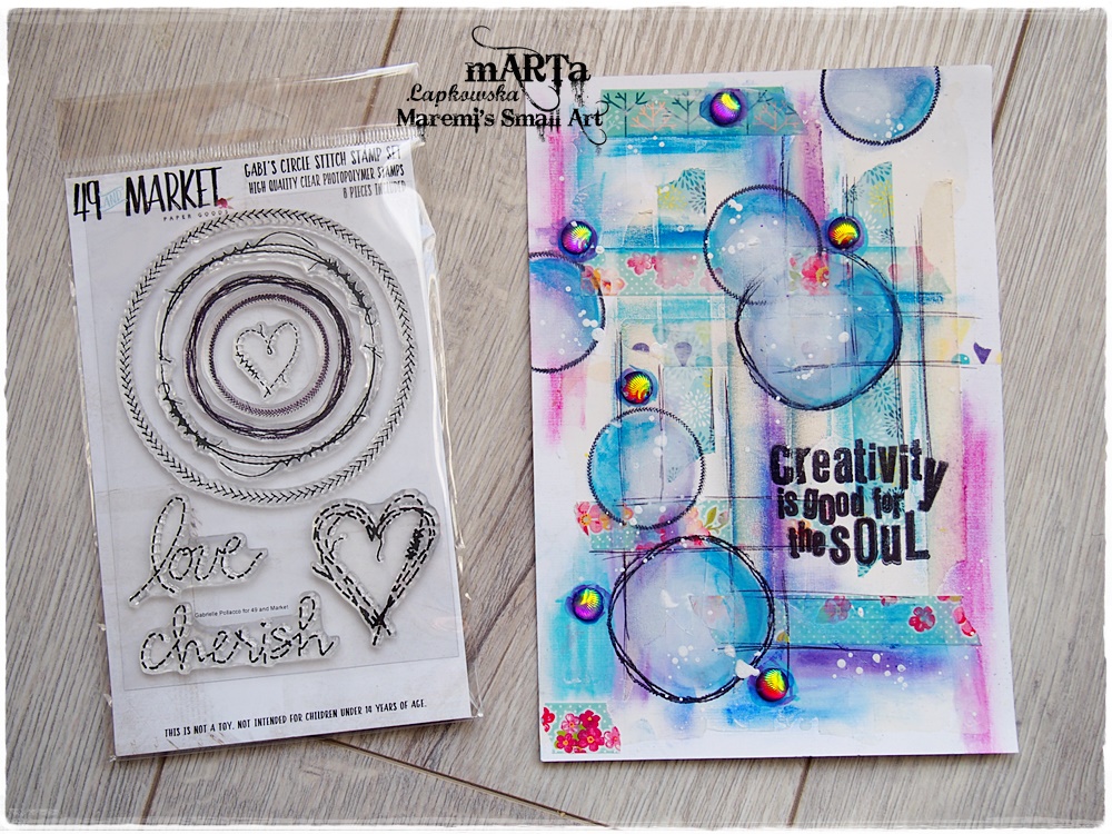 FUN Mixed Media Art Journaling With Postage Stamps–Tutorial