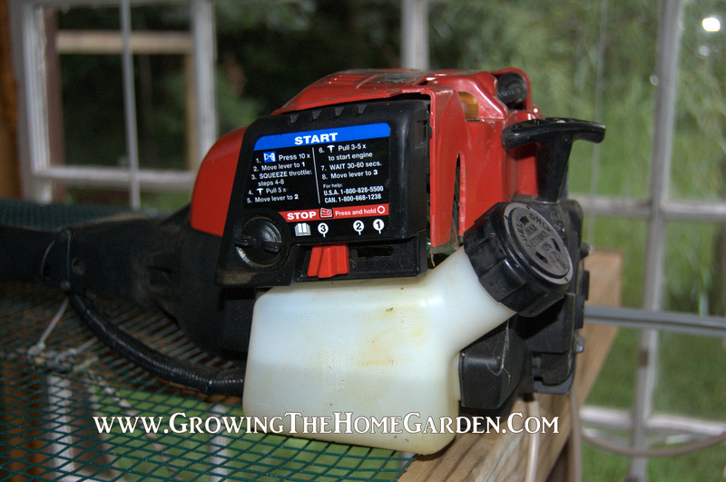 Clear plastic tubing Troy bilt 4 cycle trimmer oil type