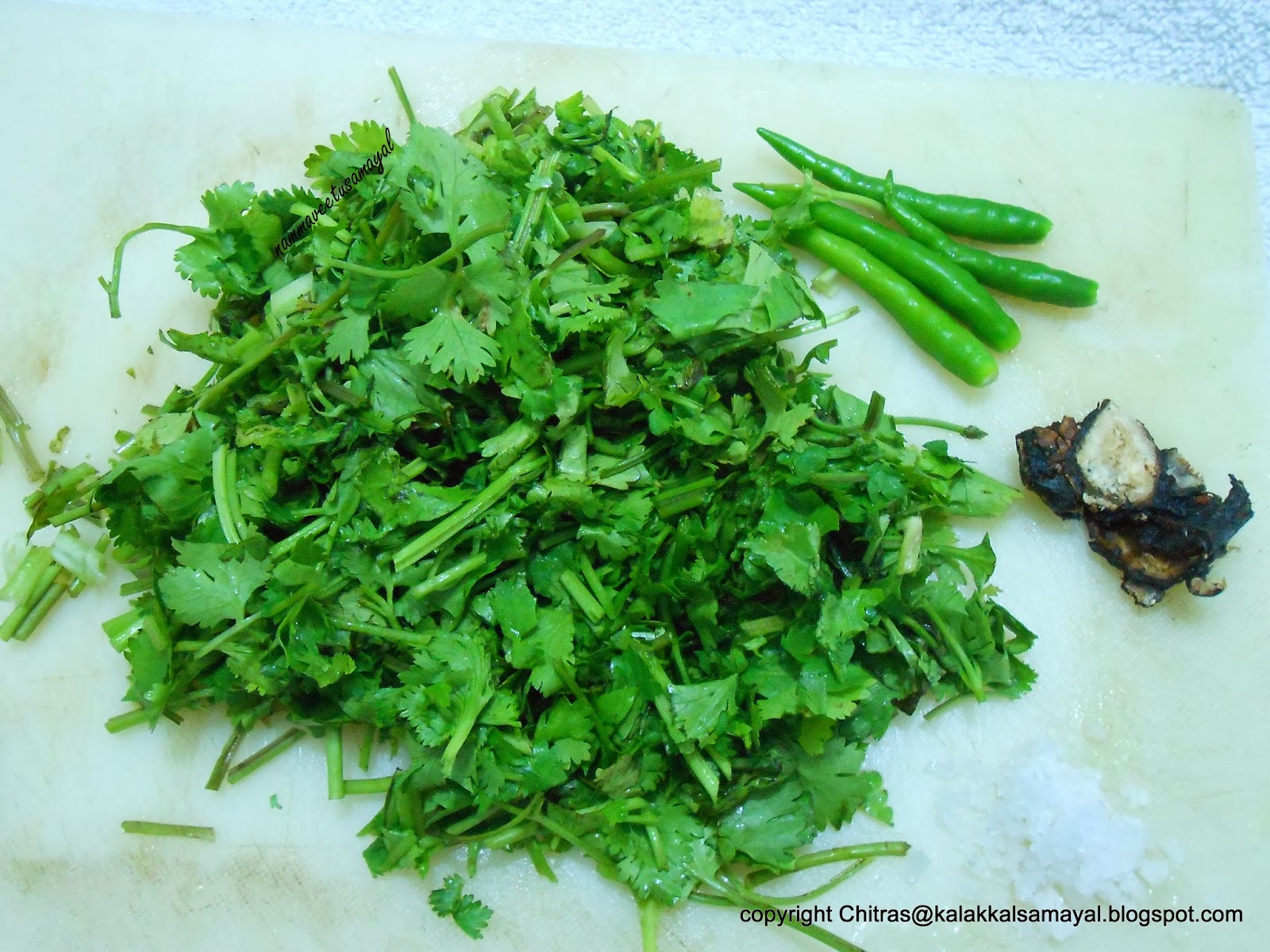 kalakkalsamayal Green Chutney 1