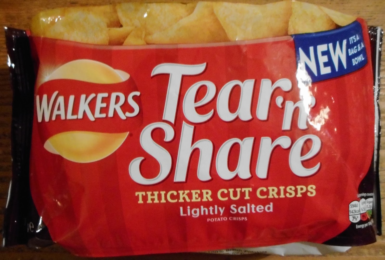 Cheeseburger Crisps & Other Stories Walkers Tear'n'Share Lightly