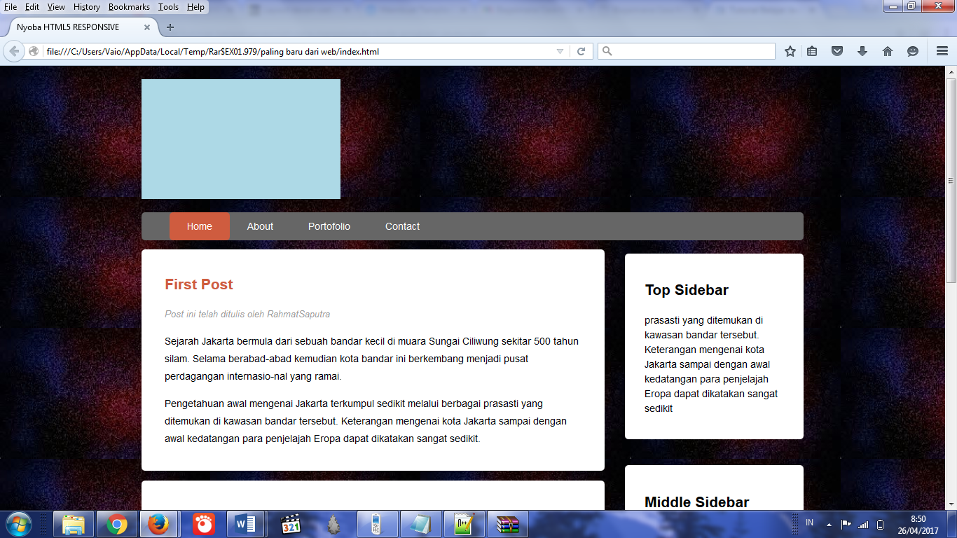 CARA MEMBUAT WEB DENGAN MUDAH