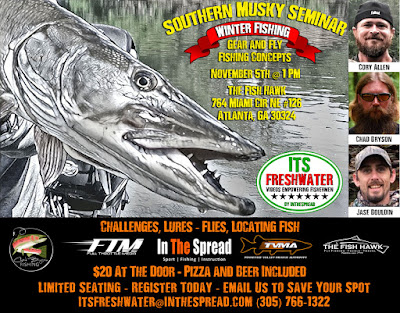 in the spread southern musky seminar wintertime fishing its freshwater fish hawk