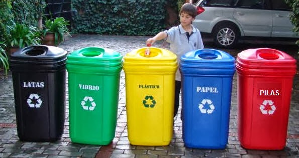 Colores del reciclje: Los colores que se deben emplear para el