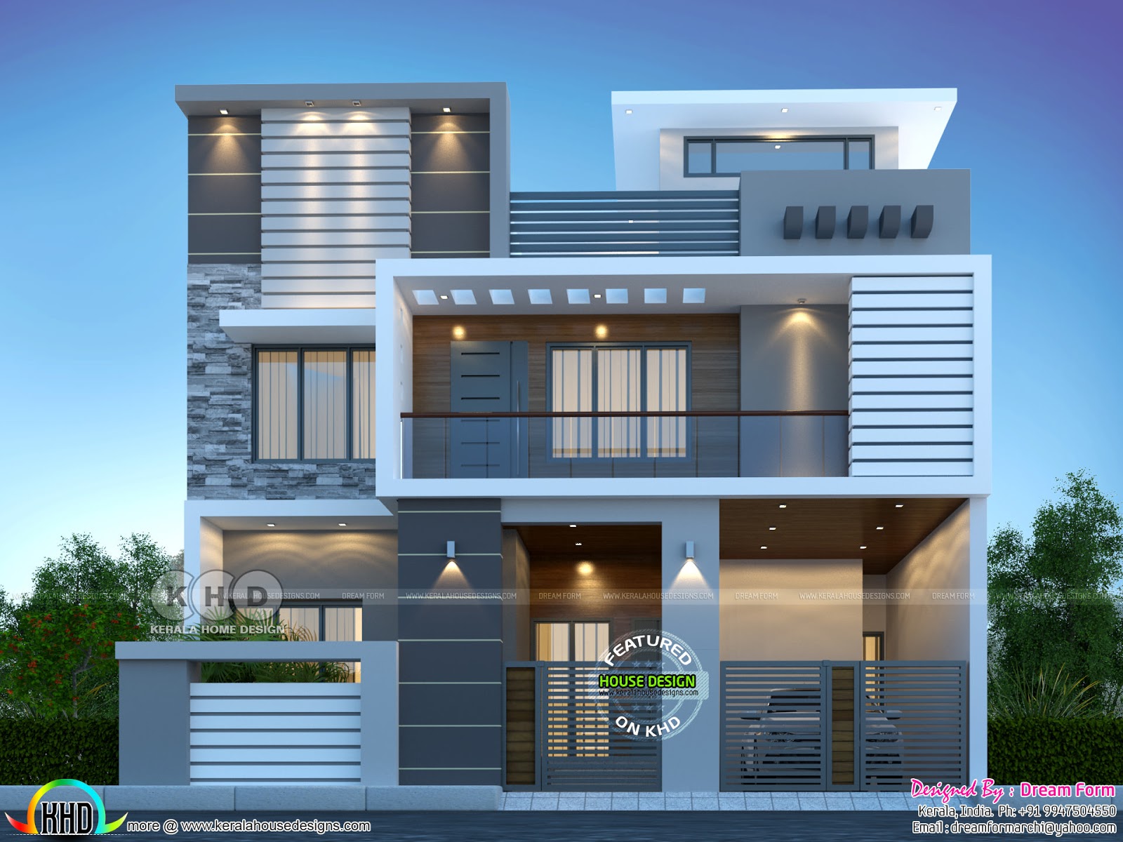 5 Bedrooms 3635 Sq.Ft Modern Home Design - Kerala Home Design And Floor  Plans - 9K+ House Designs