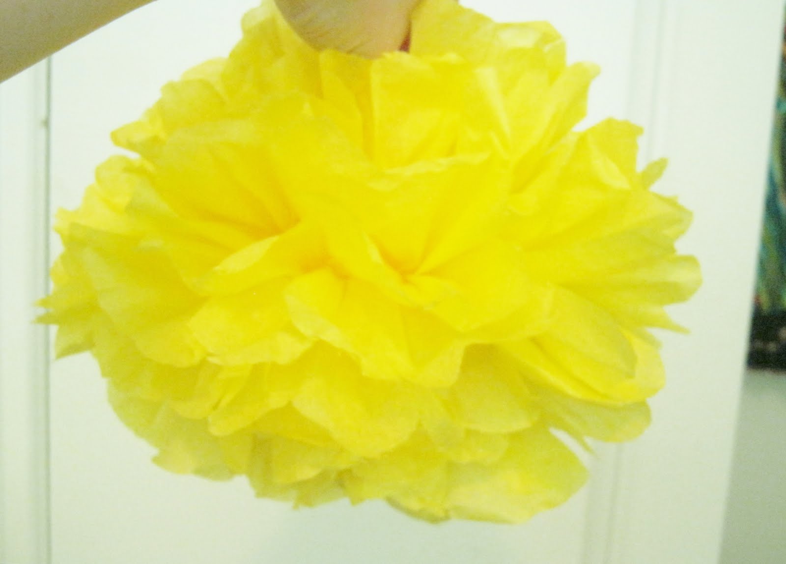 Raspberries and Ruffles: Hanging Tissue Ball Tutorial