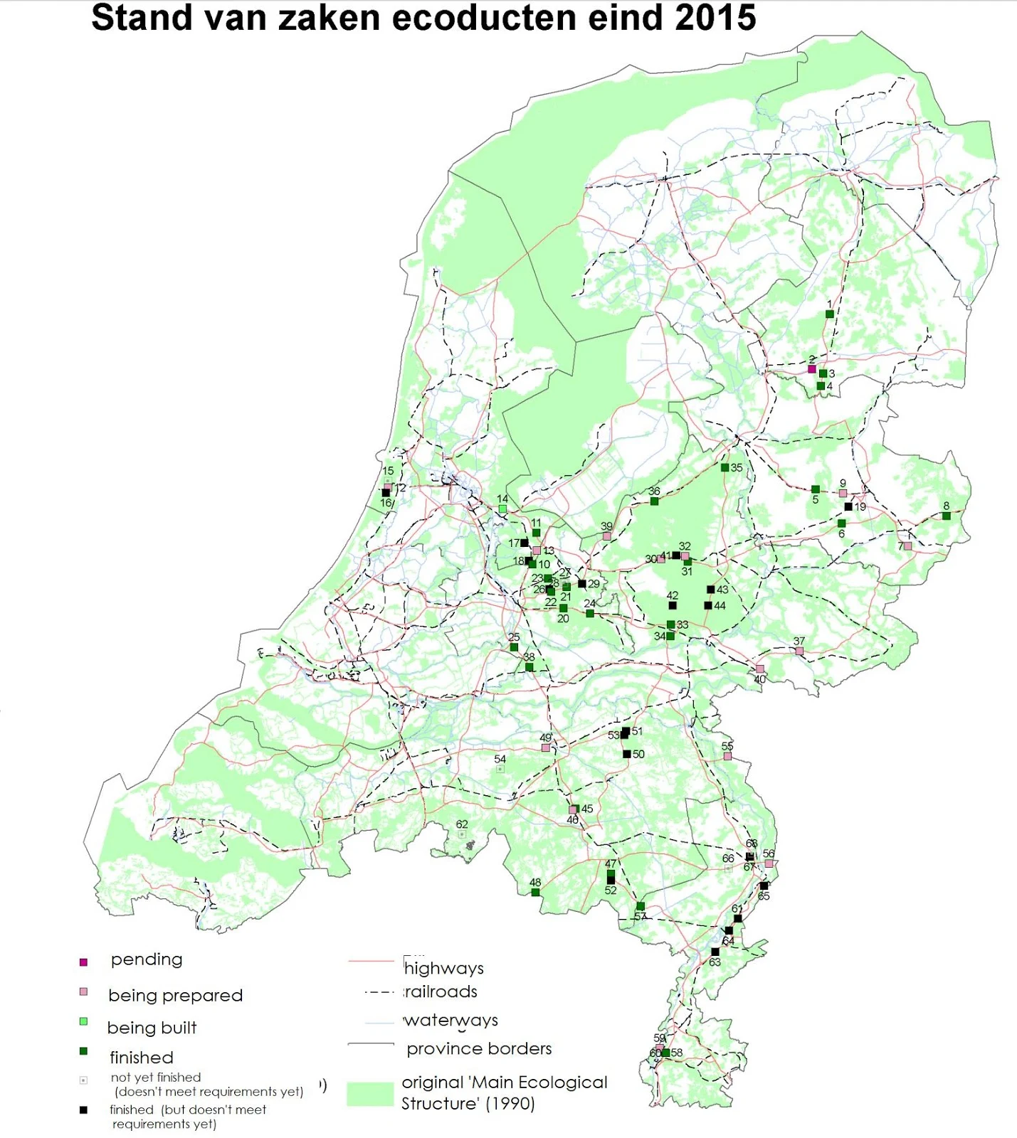 Ecoducts in the Netherlands