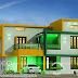 4 bedroom 2207 square feet modern flat roof home