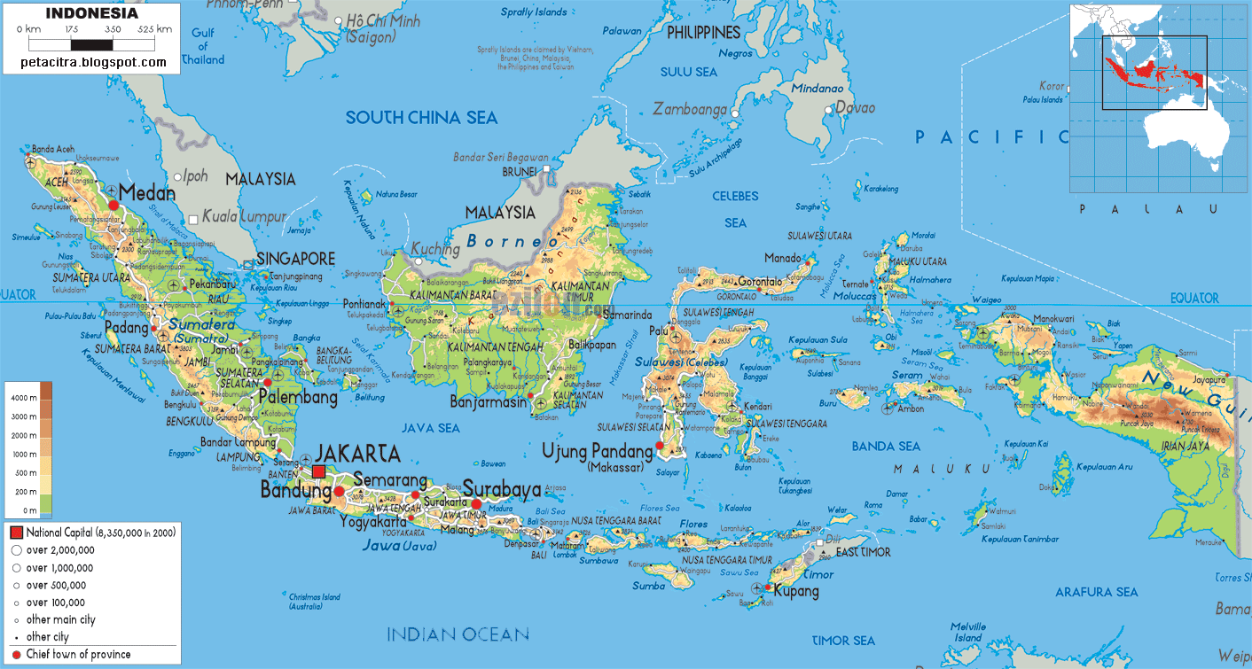 Download Peta Indonesia terbaru Gratis