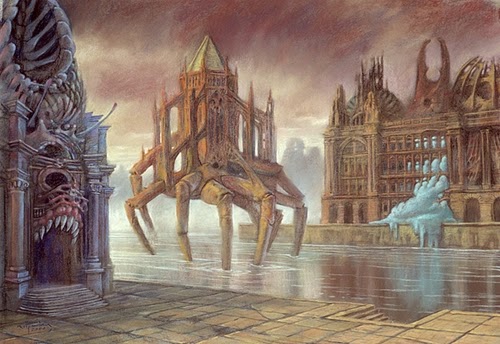 10-Life-of-the-City-Marcin-Kołpanowicz-Painting-Architecture-in-Surreal-Worlds-www-designstack-co