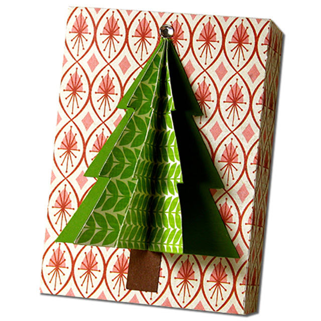 JMRush Designs Christmas Tree Gift Card Box
