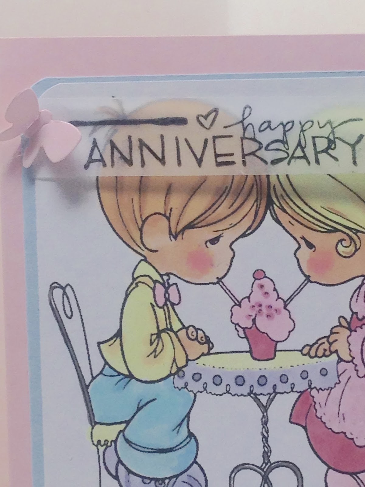 Amy's Creative Pursuits: A Precious Moments Anniversary Card