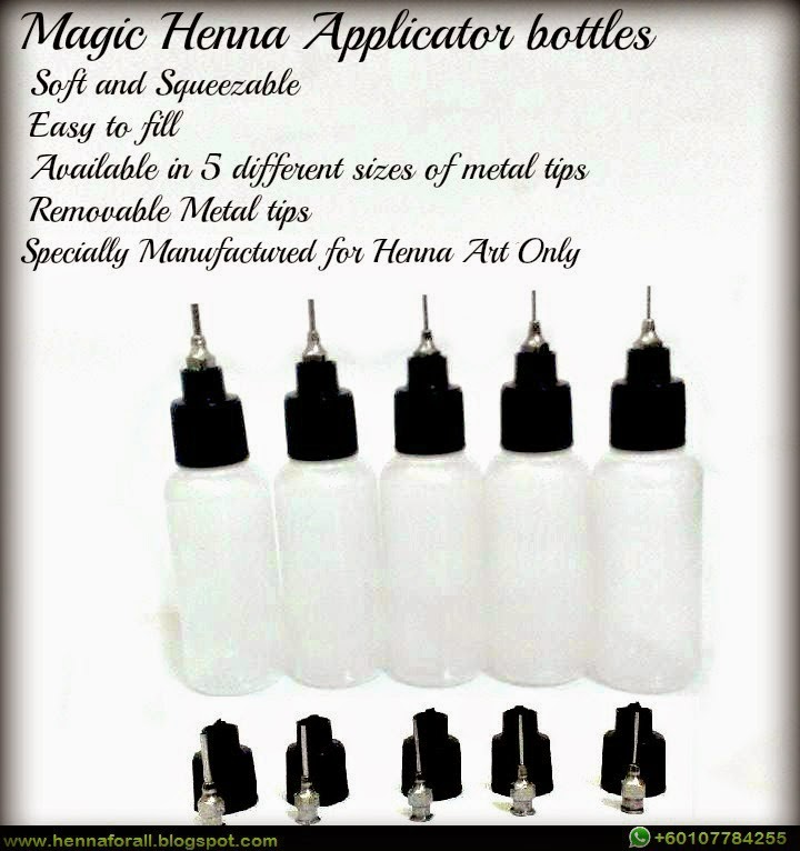WHOLESALE OF HENNA AND FASHION ACCESSORIES WORLDWIDE Henna Applicator