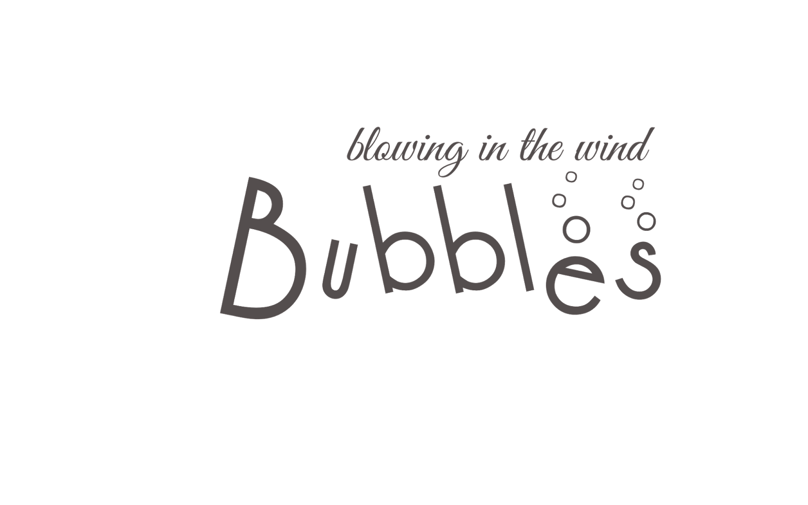 Cindy's Tags and Tutorials Bubbles word art