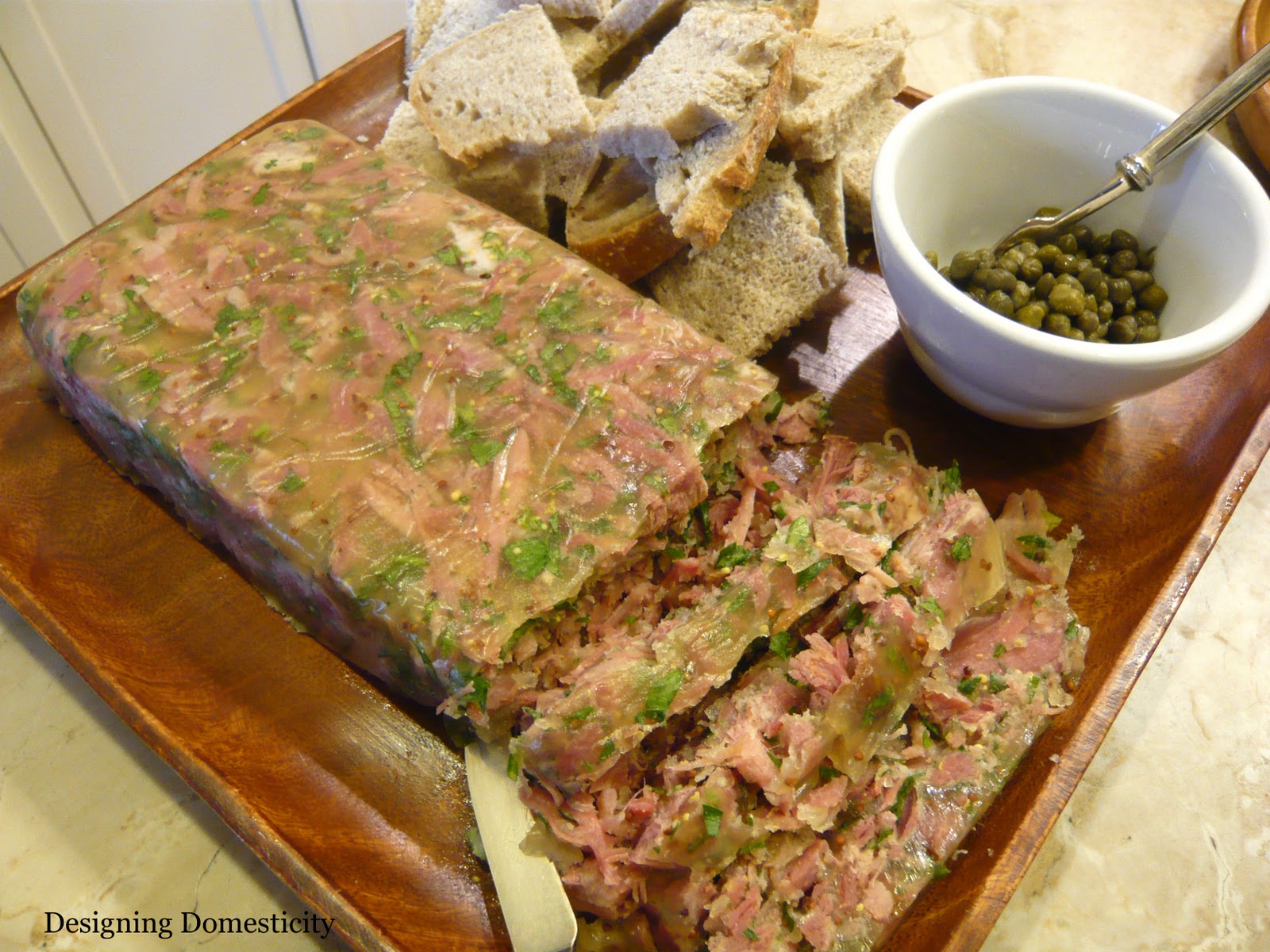 Designing Domesticity Ham Hock Terrine