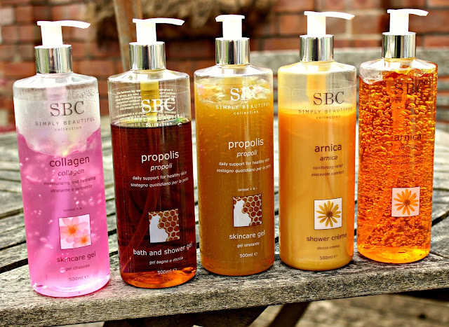 A picture of the SBC 5 Piece Shower and Gel Collection