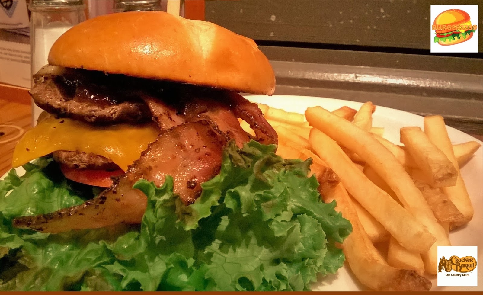 BURGERS239 BURGERS239 Cracker Barrel Old Country Store ( MAPLE JAM N' BACON BURGER / Cast
