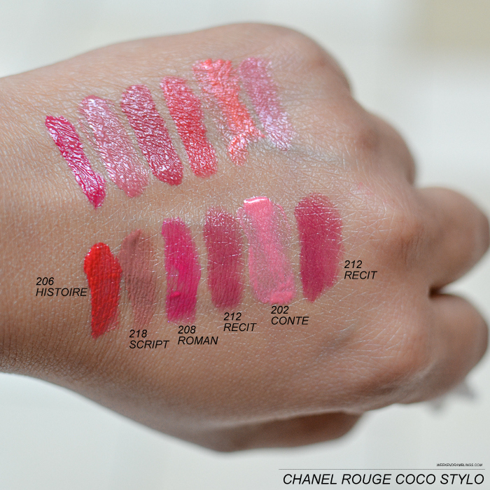 chanel rouge coco stylo 214