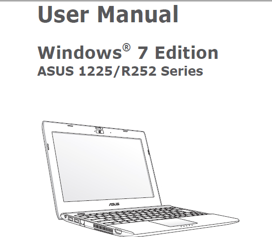ASUS Eee PC 1225B Manual - Download Manual PDF Online