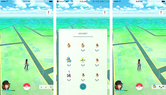 How to find nearby Pokémon