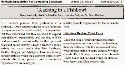 teaching in a fishbowl, teachers and social media, how to be safe online