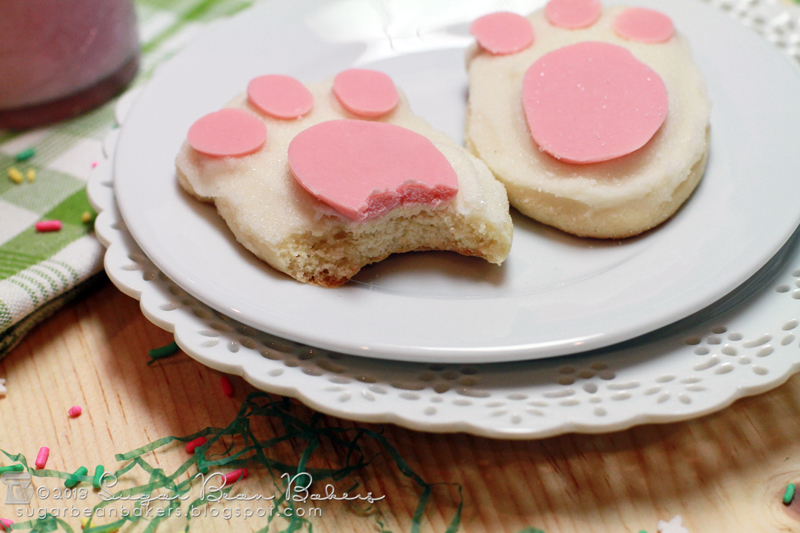 Sugar Bean Bakers {Bunny Feet Cookies}